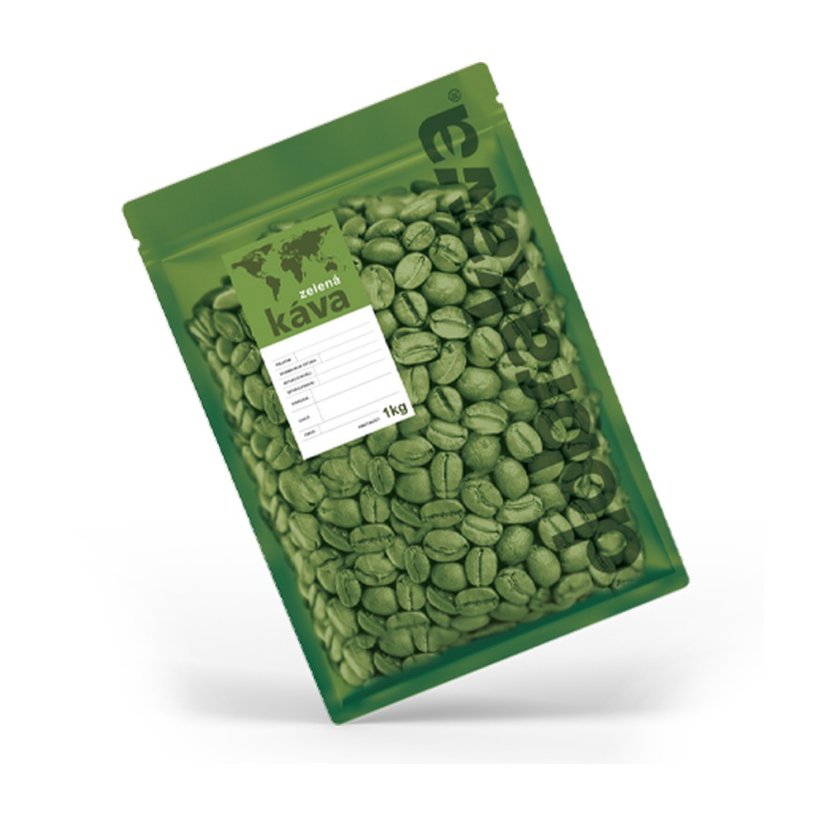 Zelená káva VIETNAM ROBUSTA, zrnková káva 1kg Zelená káva VIETNAM ROBUSTA, zrnková káva 1kg