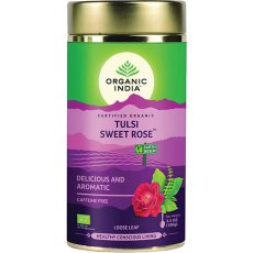Tulsi Sladká ruža - relax a uvoľnenie, sypaný čaj, 100 g