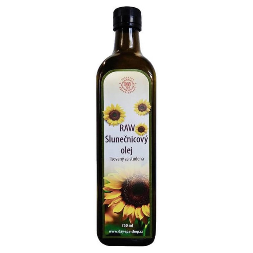 Slnečnicový olej lisovaný za studena, 750 ml