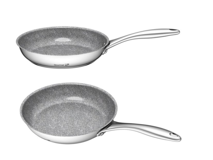 Panvica Gourmet Miracle 28 cm s pokrievkou, nerez/greblon