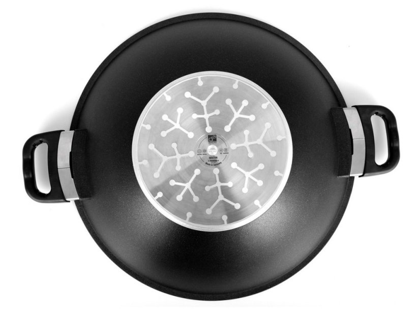 Wok panvica Lagoon 36cm s pokrievkou pre zdravé varenie bez tuku