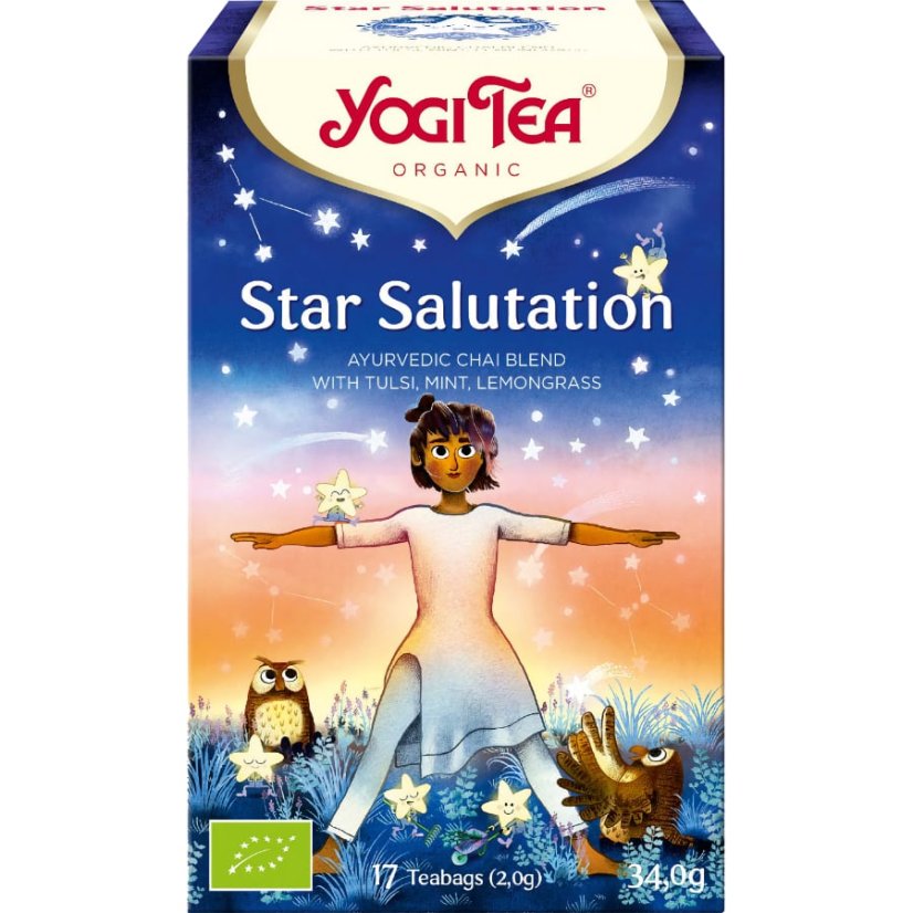 Star Salutation, trávenie a koncetrácia, porciovaný čaj, 17 vreciek