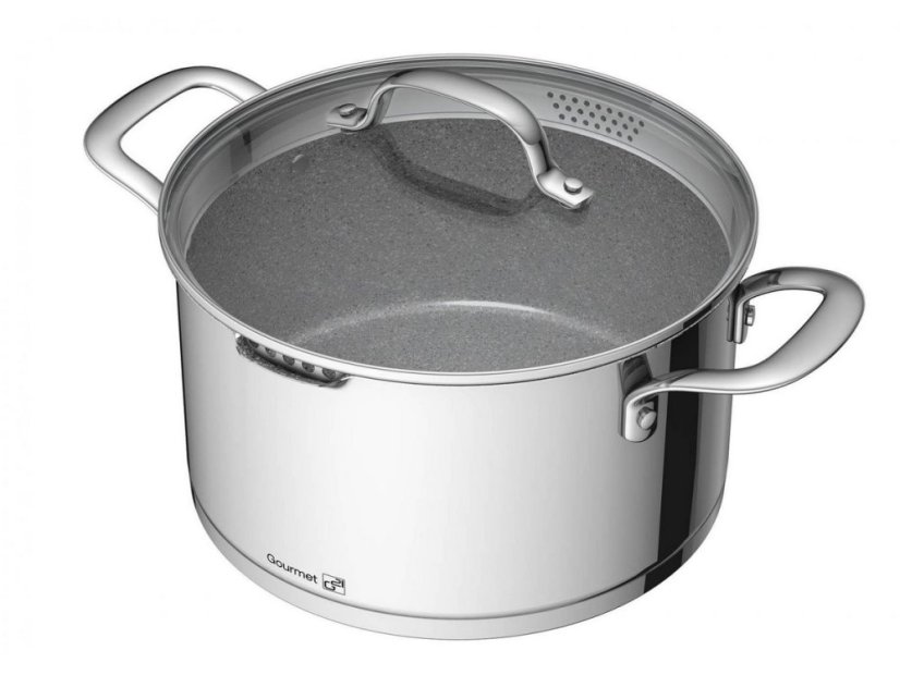 Sada riadu G21 Gourmet Miracle s hrncom navyše, 11 dielov, nerez/greblón
