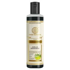 Bylinný vlasový šampón Amla & Bhringraj pre poškodené a tenké vlasy, 210 ml