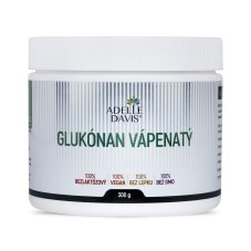 Adelle Davis - Vápnik, prášok 300 g (Glukónan vápenatý)