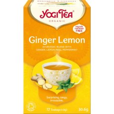 Ginger Lemon pre podporu imunity, porciovaný čaj, 17 vreciek
