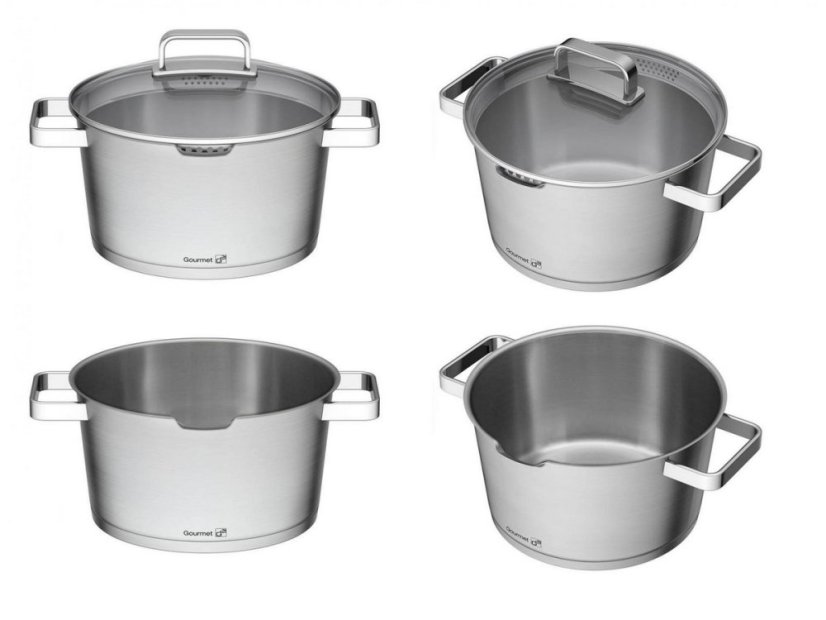 Sada riadu G21 Gourmet Magic s hrncom navyše, 11 dielov, nerez