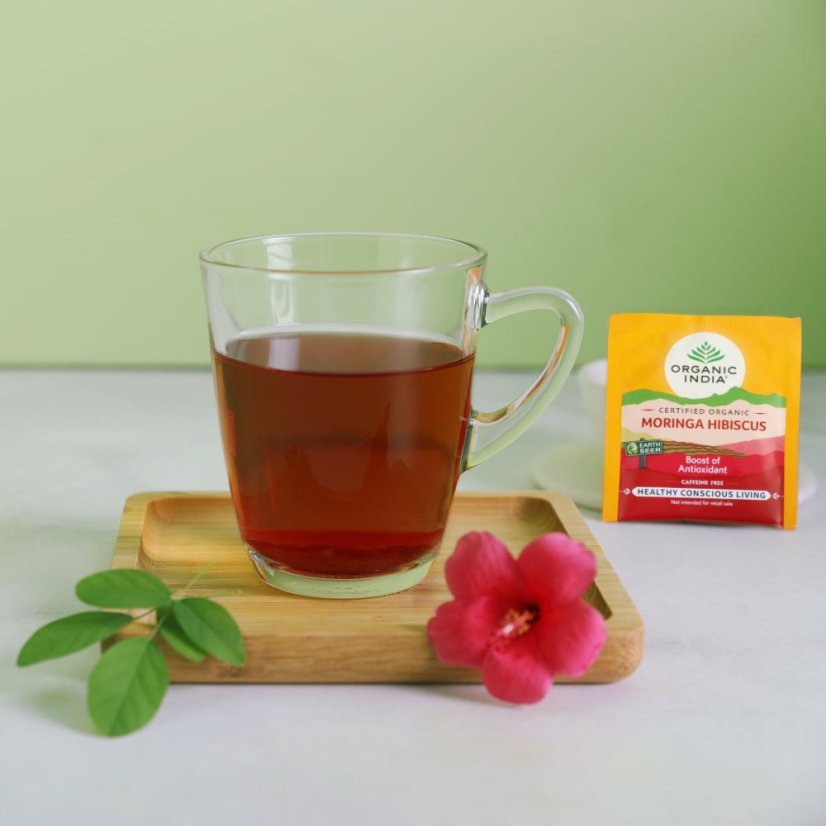 Moringa s ibištekom - relax a imunita, porciovaný čaj, 25 vreciek