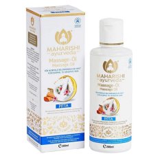 Bylinný masážny olej Pitta pre citlivú a podráždenú pokožku, 200ml