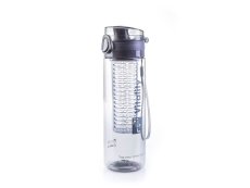 Fľaša na smoothie alebo džús 600 ml, sivá