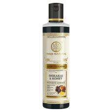 Bylinný vlasový šampón Shikakai & Med proti lupinám, 210 ml