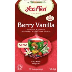 Berry Vanilla, imunita a relax, porciovaný čaj, 17 vreciek