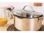 Sada riadu G21 Gourmet Miracle s cedidlom, 9 dielov, nerez / greblon