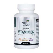 Adelle Davis - Vitamín B6 50 mg, 60 kapsúl