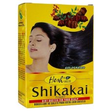 Bylinný práškový šampón Shikakai, na rast vlasov a posilnenie, 100 g