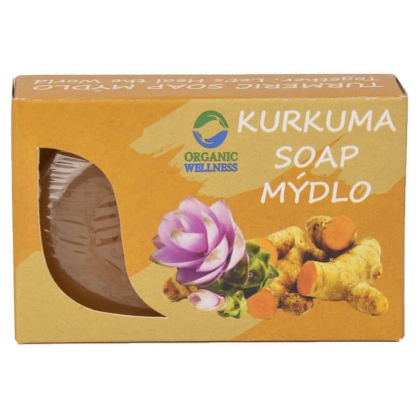 Prírodné kurkumové mydlo pre problematickú pleť, 70 g