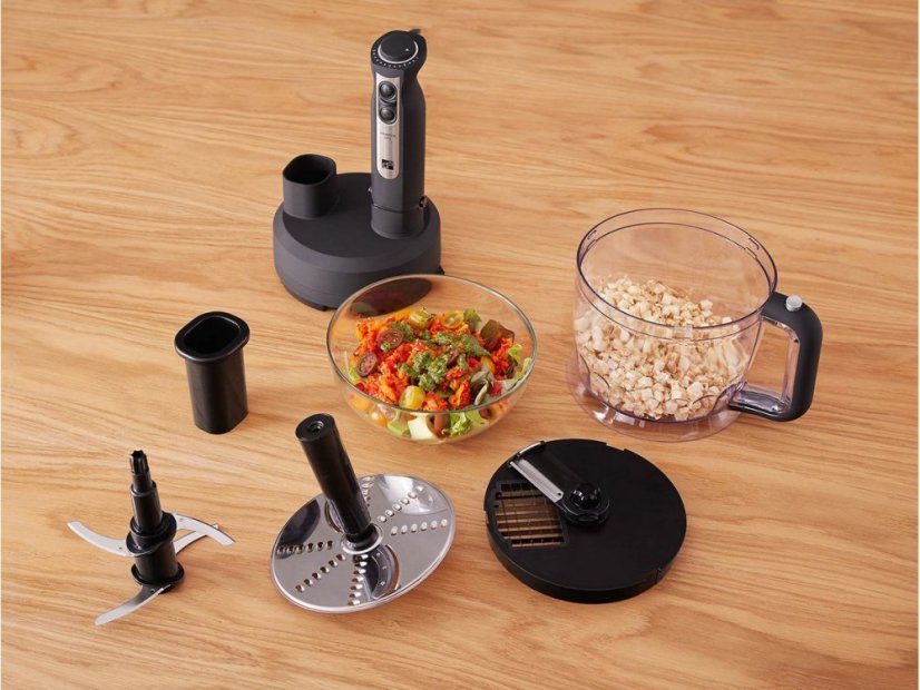 Tyčový mixér VitalStick Pro 1000W, +Food Processor a tichý chod
