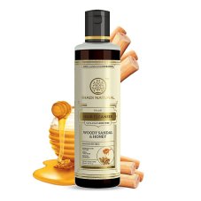 Bylinný vlasový šampón Drevitý santal & Med, vlasy bez lupín, 210ml