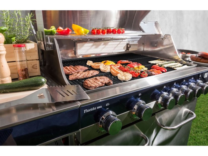Plynový gril Florida BBQ Premium line 7 horákov +redukčný ventil