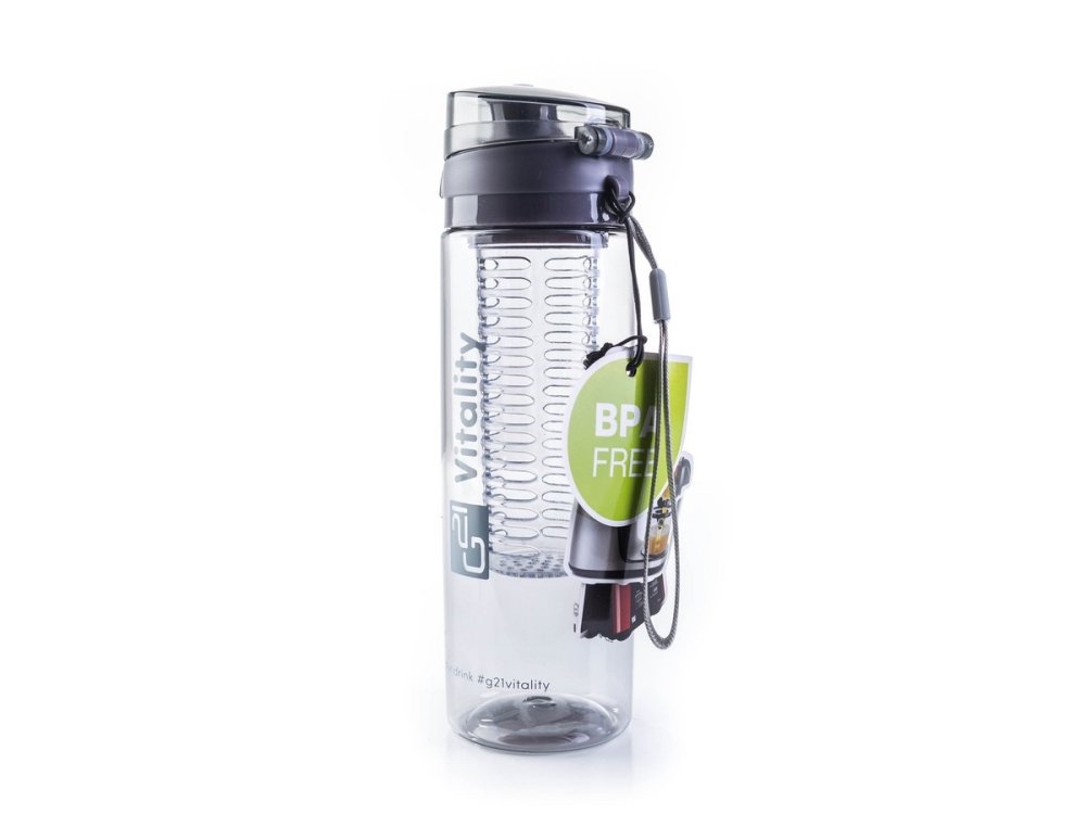  Produkt Fľaša na smoothie alebo džús 600 ml, sivá